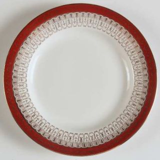 Royal Grafton Majestic Maroon Bread & Butter Plate, Fine China Dinnerware   Maro