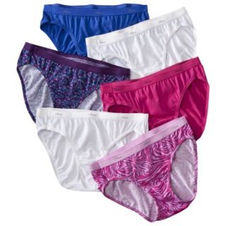 Hanes Womens 6 Pack Bikini   Assorted 7