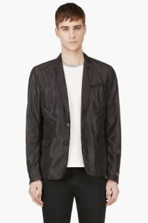 Diesel Black Sheen Blazer