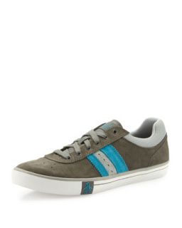 Melt Perforated Sneaker, Pewter