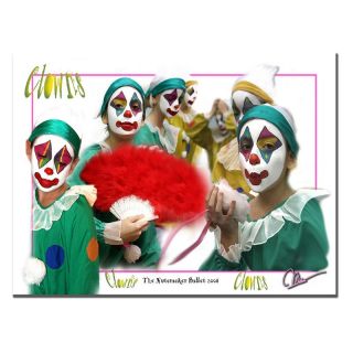 Trademark Global Inc Clowns Canvas Art by Mha Guerra Multicolor   MG0005 C1824GG