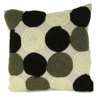 Design Accents Textured Circles Pillow   Multi Multicolor   DA11 3 