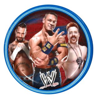 WWE Party Dinner Plates (8)