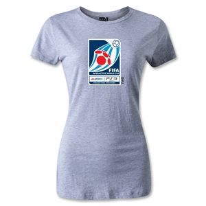 FIFA Interactive World Cup Womens Emblem T Shirt (Gray)