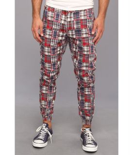 Publish Norris Madras Jogger Mens Casual Pants (Red)