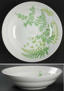 Mikasa Green Fern Coupe Soup Bowl, Fine China Dinnerware   Vera Line,Green Ferns