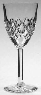 Orrefors Orr1 Water Goblet   Cut Criss Cross Diamonds On Bowl