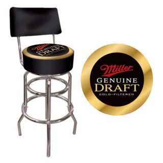 Trademark Miller Padded Bar Stool with Back Multicolor   MGD1100