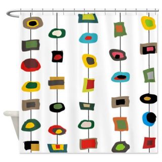  mcm abstract strands 3 Shower Curtain  Use code FREECART at Checkout