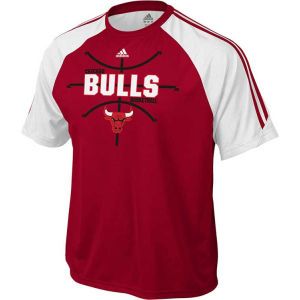 Chicago Bulls adidas NBA Youth Laced Out Crew T Shirt
