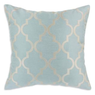 Chooty and Co Decade Spa Embroidered D Fiber Pillow   Blue   CS17K6069