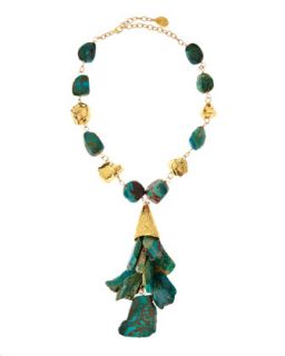 Chrysocolla & African Opal Necklace