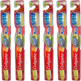 Colgate 360 Actiflex Full Head Medium Toothbrush (pack Of 6)