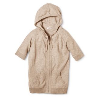 Mossimo Supply Co. Juniors Zip Hoodie Sweater   Dry Grass XL(15 17)