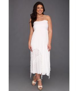 XCVI Plus Size Plus Size Westwood Maxi Womens Skirt (White)