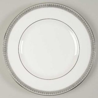 Royal Doulton Ravenswood Salad Plate, Fine China Dinnerware   Gray Border Design