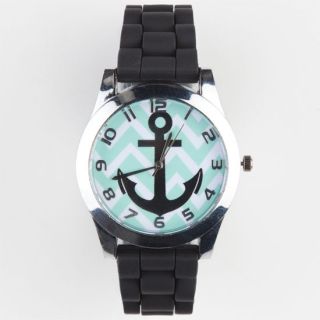 Chevron Anchor Watch Black Combo One Size For Women 223870149