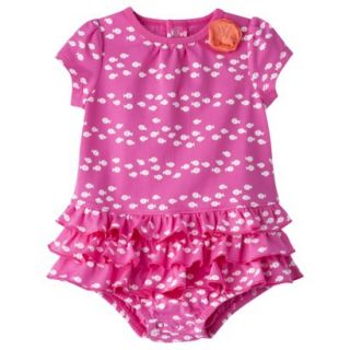 Just One YouMade by Carters Newborn Girls Jumpsuit   Pink/White 24 M