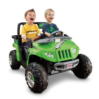 Fisher Price Power Wheels Arctic Cat Battery Powered Riding Toy Multicolor  