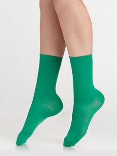 Falke Cotton Blend Touch Anklet Socks   Green