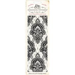 Something Tattered Wallpaper Background Clear Stamp 3 X8  Boho Paisley
