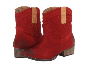 Diba Free Pass Womens Pull on Boots (Red)