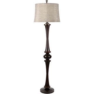 Marvelous 1 light Aged Bronze Floor Lamp