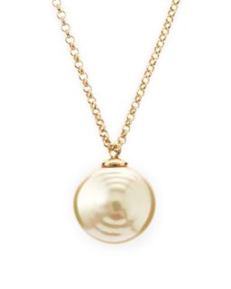 Coin Pearl Pendant Necklace