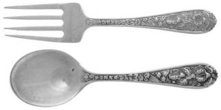 Kirk Stieff Corsage (Sterling, 1935) 2 Pc Baby Set (BF, BS)   Sterling, 1935