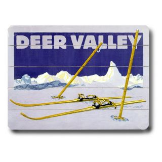 Artehouse 20 x 14 in. Deer Valley Wood Sign Multicolor   0003 9008