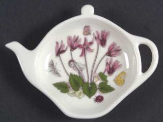 Portmeirion Botanic Garden Teapot Shaped Spoon Rest/Holds 1 Spoon, Fine China Di