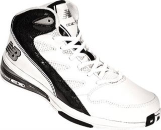 Mens New Balance BB891   White/Black Sneakers