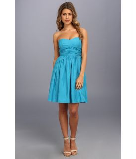Jessica Simpson Strapless Sweetheart Dress Womens Dress (Blue)