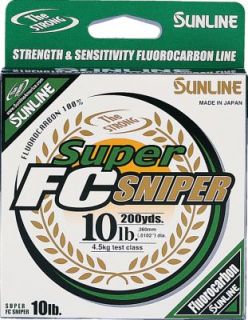 Sunline Super Fc Sniper Fluorocarbon Line