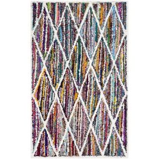 Safavieh Nantucket Multicolored Handmade Cotton Area Rug (4 X 6)