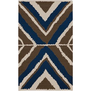 Beth Lacefield Hand woven Adonis Flatweave Wool Rug (2 X 3)