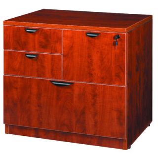 Boss Office Products 3 Drawer Combo Lateral File N114 C / N114 M Finish Cherry