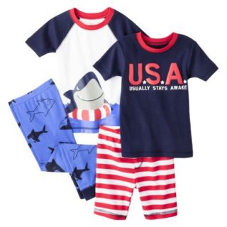 Just One You Made by Carters Infant Toddler Boys 4 Piece Short Sleeve Shark