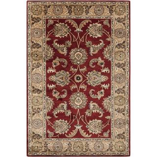 Hand tufted Ailsa Red Oriental Rug (8 X 11)