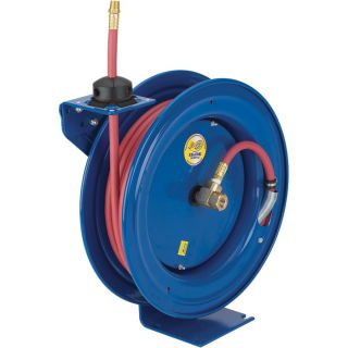 Coxreels P Series Air/Water Hose Reel with Hose   1/4 Inch x 50ft., Model EZ P 