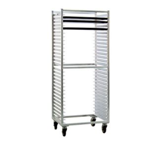 New Age Mobile Full Height Pan Rack w/ Open Sides & (30)18x26 in Pan Capacity, Aluminum