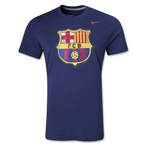Nike Barcelona Core Basic Crest T Shirt