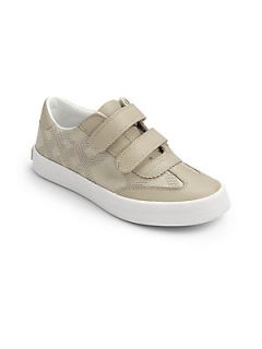 Burberry Toddlers & Boys Tonal Check Grip Tape Sneakers   Trench