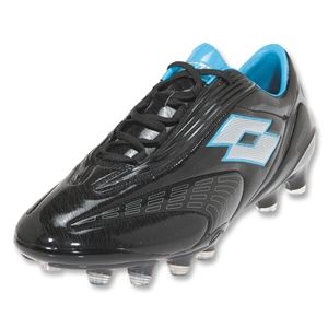 Lotto Fuerzapura L100 FG Soccer Shoes (Black/Silver N)