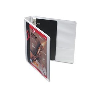 Cardinal Recycled Clearvue Easyopen D ring White Presentation Binder (pack Of 12) (WhitePack of 12 )