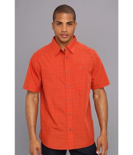 Merrell Sarawan S/S Button Up Mens Short Sleeve Button Up (Red)