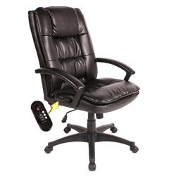 Comfort Relaxzen Massage Executive Chair (BlackMaterials Leather, nylon, foamDimensions Expandable 42 46 inches high x 26 inches wide x 26.4 inches deepModel No 60 6810Weight capacity 225 lbsSeat Size 5.1 inches high x 21 inches long x 20 inches wide