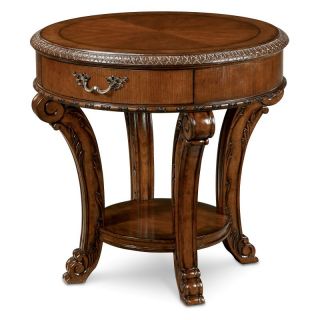 A R T Furniture Inc A.R.T. Furniture Old World Round End Table   Pomegranate