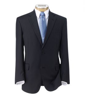 Executive 2 Button Wool Suit with Center Vent with Pleated Front Trousers JoS. A