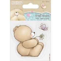 Forever Friends Kraft Notes Mini Stamps 75mm X 75mm  Thinking Of You